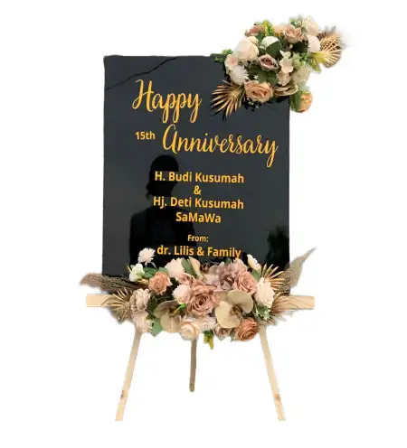 Papan Bunga Akrilik Ngenden