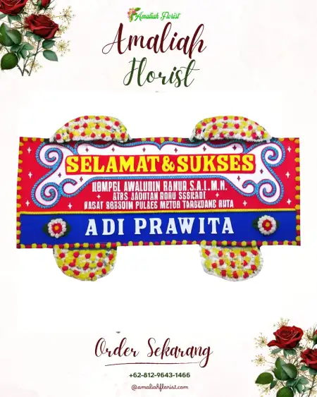 Papan Bunga Ucapan Selamat Ngenden